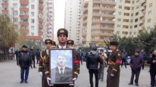 Şəhid Orxan Əsgərovla vida mərasimi keçirilir - YENİLƏNİR - FOTO   - VİDEO