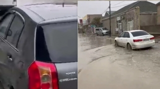 Bu yol maşınları xarab edir - VİDEO