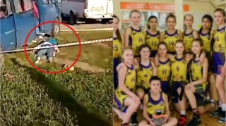 Uşaqların həlak olduğu avtobus qəzasının baş vermə anı  - VİDEO