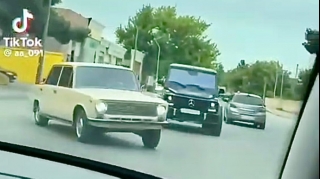 В Хачмазе водители устроили "шоу", создав опасность для свадебного кортежа - ВИДЕО 