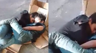 Bakıda küçədə gecələyən iki uşağın valideynləri tapıldı - VİDEO 