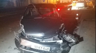 Abşeronda avtomobil yük maşınına çırpılıb:  dəhşətli qəza   - VİDEO