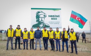 Bakı Nəqliyyat Agentliyinin əməkdaşları tərəfindən 100-ə yaxın ağac əkilib - FOTO