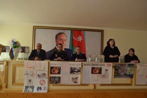 Mingəçevirdə hüquq-mühafizə orqanlarının əməkdaşları məktəblilərlə görüşüb