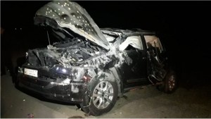 Kürdəmirdə AA seriyalı "Land Gruiser" aşdı, ölənlər və yaralılar var - VİDEO