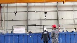 Bakıda şirkətə məxsus təhlükəli kranın fəaliyyəti dayandırılıb  - VİDEO