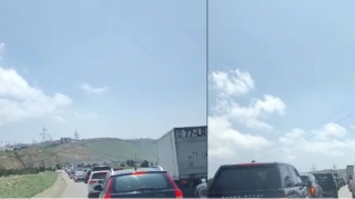 В направлении поселка Локбатан образовался транспортный затор протяжённостью в километры - ВИДЕО 