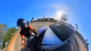 Baykeri vuran sürücü hadisə yerindən belə qaçdı  - VİDEO