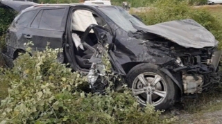 Ağdaşda ağır qəza: "Hyundai"da ölən var  - VİDEO