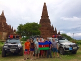 Azərbaycanın da təmsil olunduğu turun iştirakçıları Myanmaya çatıb - FOTO