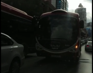"Baku Bus" da "protiv" getdi - VİDEO