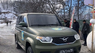 Xankəndi-Laçın yolunda sülhməramlıların avtomobili maneəsiz keçib 