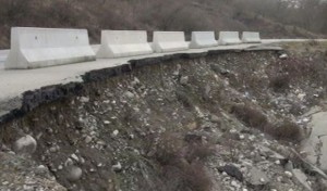 Ağsu dolaylarında sürüşmə aktivləşdi  - VİDEO