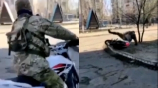 Ukraynada “TikTok”la məşğul olan kadırovçular - VİDEO 