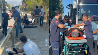 Antalyada ağır qəza: Xəsarət alanlar var - FOTO