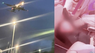 Sərnişinlər və pilotlar içkili sərnişini təyyarədən sürüyüb çıxardılar - VİDEO 