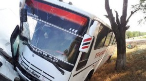 Bakı-Krasnodar avtobusu qəzaya uğradı: 3 yaralı - FOTO + VİDEO