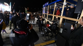 Xankəndi-Laçın yolunda Həmrəylik Günü münasibətilə bayram konserti keçirilir