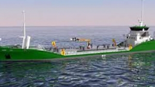 Dünyanın ilk elektrik tankeri suya buraxıldı