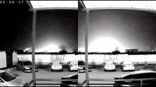 Rusiyada aerodromun uçuş zolağına PUA düşdü - VİDEO 