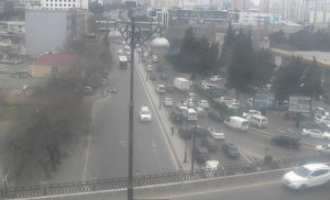 Tbilisi prospektində qəza olub - FOTO