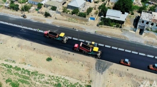 Завершается расширение автодороги от поселка Зейналабдина Тагиева до города Сумгайыт  - ВИДЕО