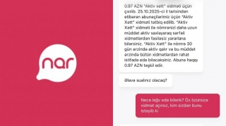 Mobil operator yeni fırıldağa əl atıb; Vətəndaşı özbaşına tarifə qoşub pul tuturlar - FOTO 