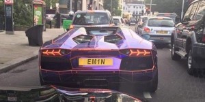 “EM1N”in bahalı “Lamborghini”si London küçələrində… - FOTO