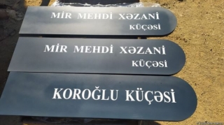 Hadrutda küçələrə şəhidlərin adları verildi - FOTO 