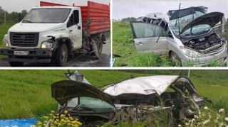 “Toyota” yük maşını ilə toqquşdu:  4 ölü, 3 yaralı - FOTO 