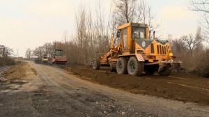 Zaqatalada daha bir yolun tikintisinə başlanılıb - VİDEO