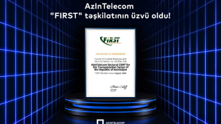 “AzInTelecom”un kibertəhlükəsizlik xidməti qlobal səviyyədə tanındı 