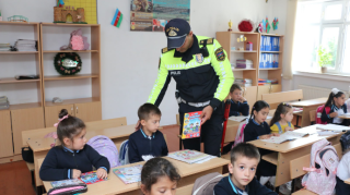 Qusarda “Diqqət, uşaqlar!” aylığı çərçivəsində maarifləndirici görüş keçirilib - FOTO - VİDEO
