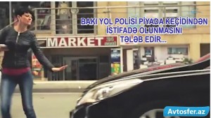 Əlində telefonla piyada keçidindən keçmədi: maşın belə vurdu - VİDEO