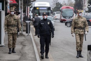 Bakıda xüsusi karantin rejiminə qarşı tədbirlər davam etdirilir - FOTO