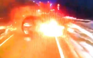 Əks zolaqla irəliləyən “Oka” ağır yol qəzası törətdi - VİDEO