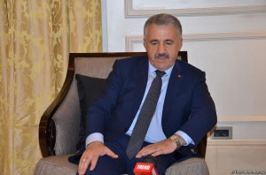 Nazir: "Bakı-Tbilisi-Qars dəmir yolunun Türkiyə sahəsi iyunun sonuna hazır olacaq"