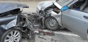 Goranboyda iki maşın toqquşdu: sürücülərdən biri xəstəxanaya yerləşdirilib