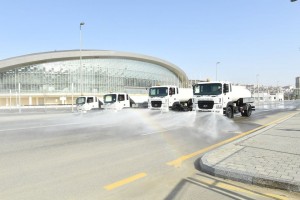 Dənizkənarı Milli Parkda növbəti dezinfeksiya işləri aparılıb - FOTO