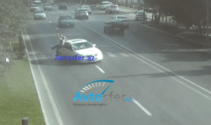 “Nissan” piyada keçidində kişini belə vurub öldürdü - REAL VİDEO