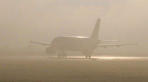 Kəskin duman hava limanının işinə təsir edib