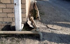 Avtomobil qəzası Mingəçevir sakinlərini qazsız qoydu