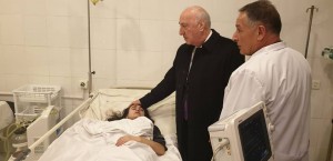 Zakir Fərəcəv qəzada yaralananları ziyarət etdi, aidiyyəti qurumlara göstəriş verdi - FOTO