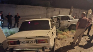 Mingəçevirdə "06" və "07" toqquşdu: Xəsarət alanlar var - FOTO 