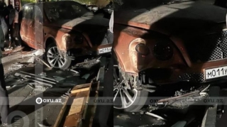 Bakıda “Bentley” qəza törətdi: yaralı var 