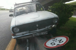 Bakıda sürücü sükan arxasında öldü - FOTO