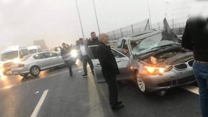 İki avtomobil inəyə çırpıldı: inəyi yolun ortasında kəsdilər – FOTO + VİDEO