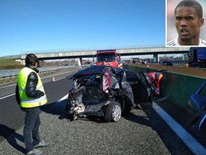 Məhşur futbolçu qəzaya düşdü