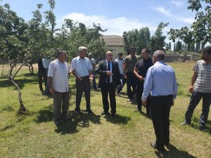 Çingiz Qənizadə seçicilərin şikayətlərini dinləyib  