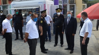 Polis Şabranda sakinlərlə maarifləndirici söhbətlər aparıb - FOTO 